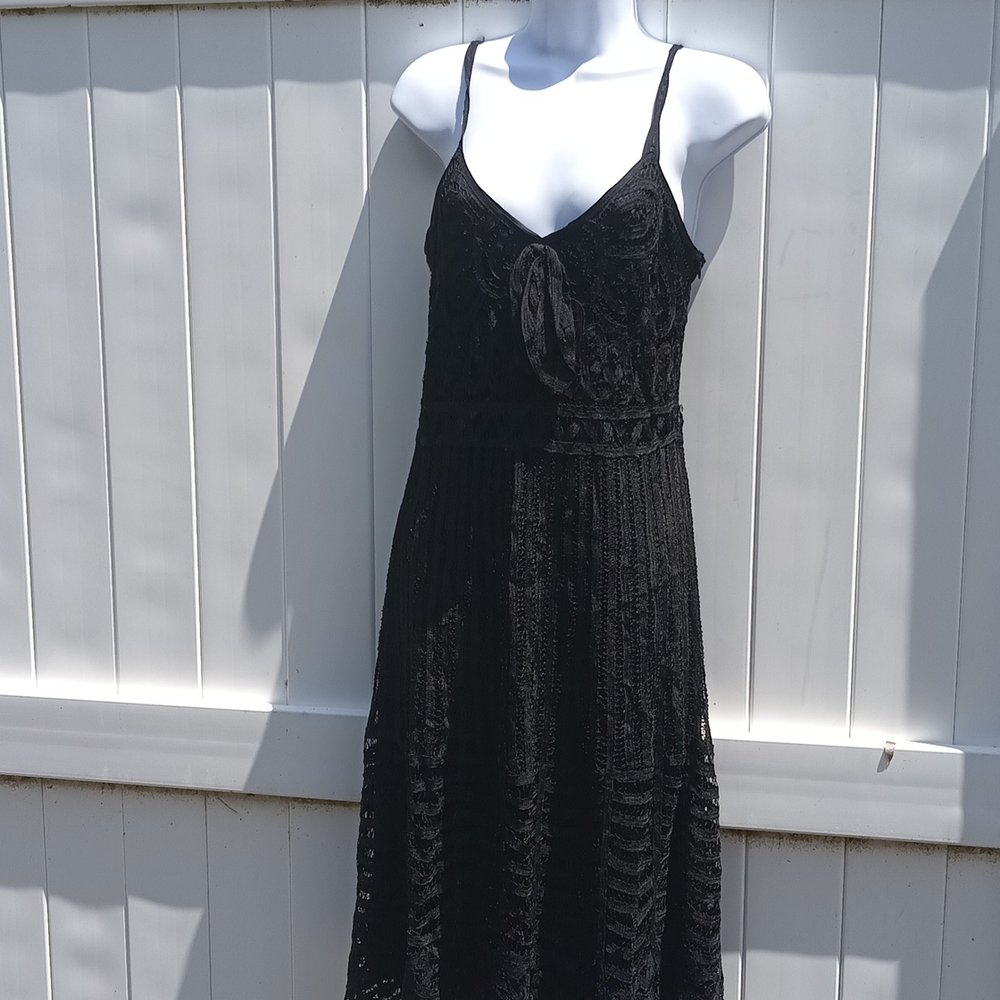 Sandra Angelozzi sexy black lace dress Small/Medium